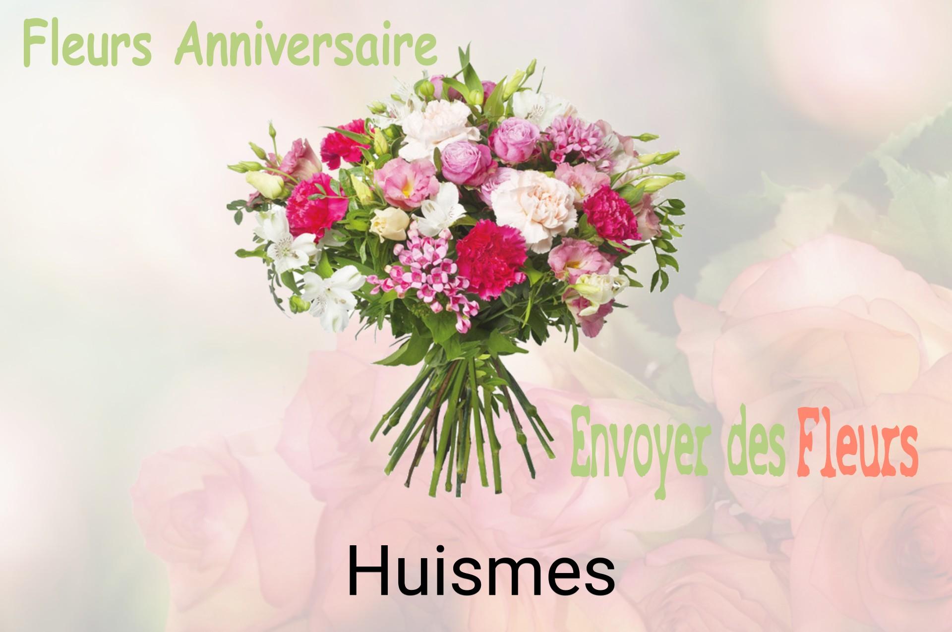 Bouquet de fleurs d’anniversaire livré à Huismes