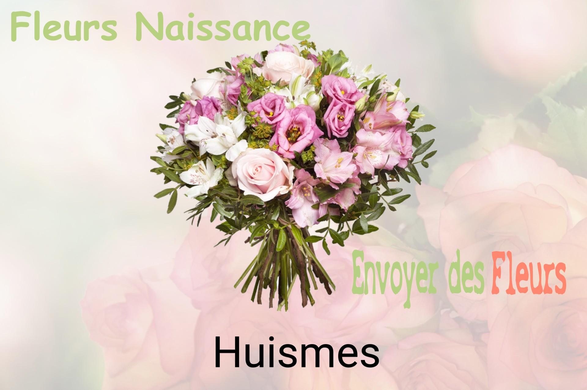 Bouquet de fleurs de naissance livré à Huismes